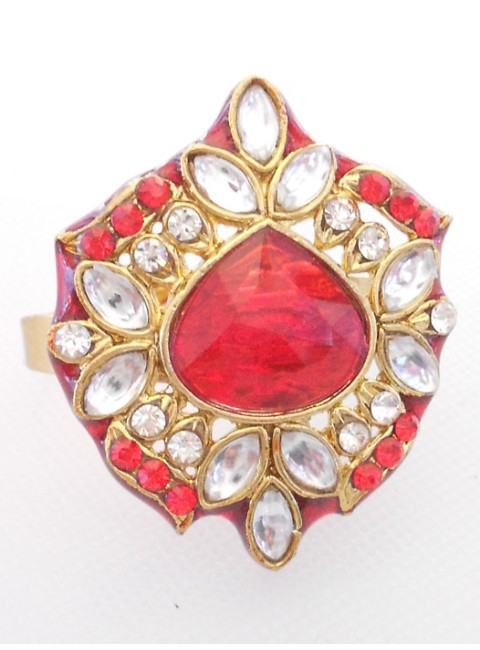 Kundan Finger Ring